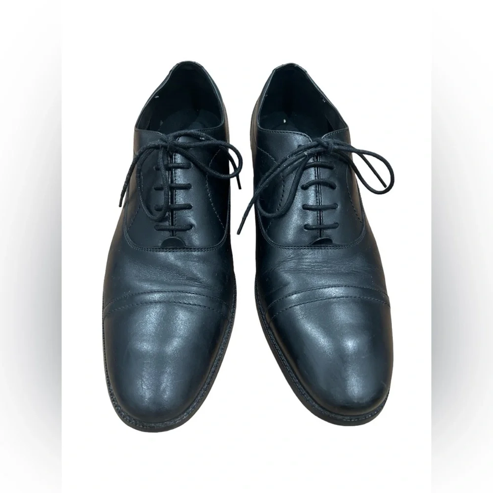 Cole‎ Haan Sawyer Oxford Cap Toe Black Dress Shoes Men's Size 12M Style C35106